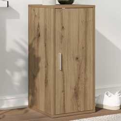 vidaXL Armoire &agrave; chaussures ch&ecirc;ne artisanal bois d'ing&eacute;nierie