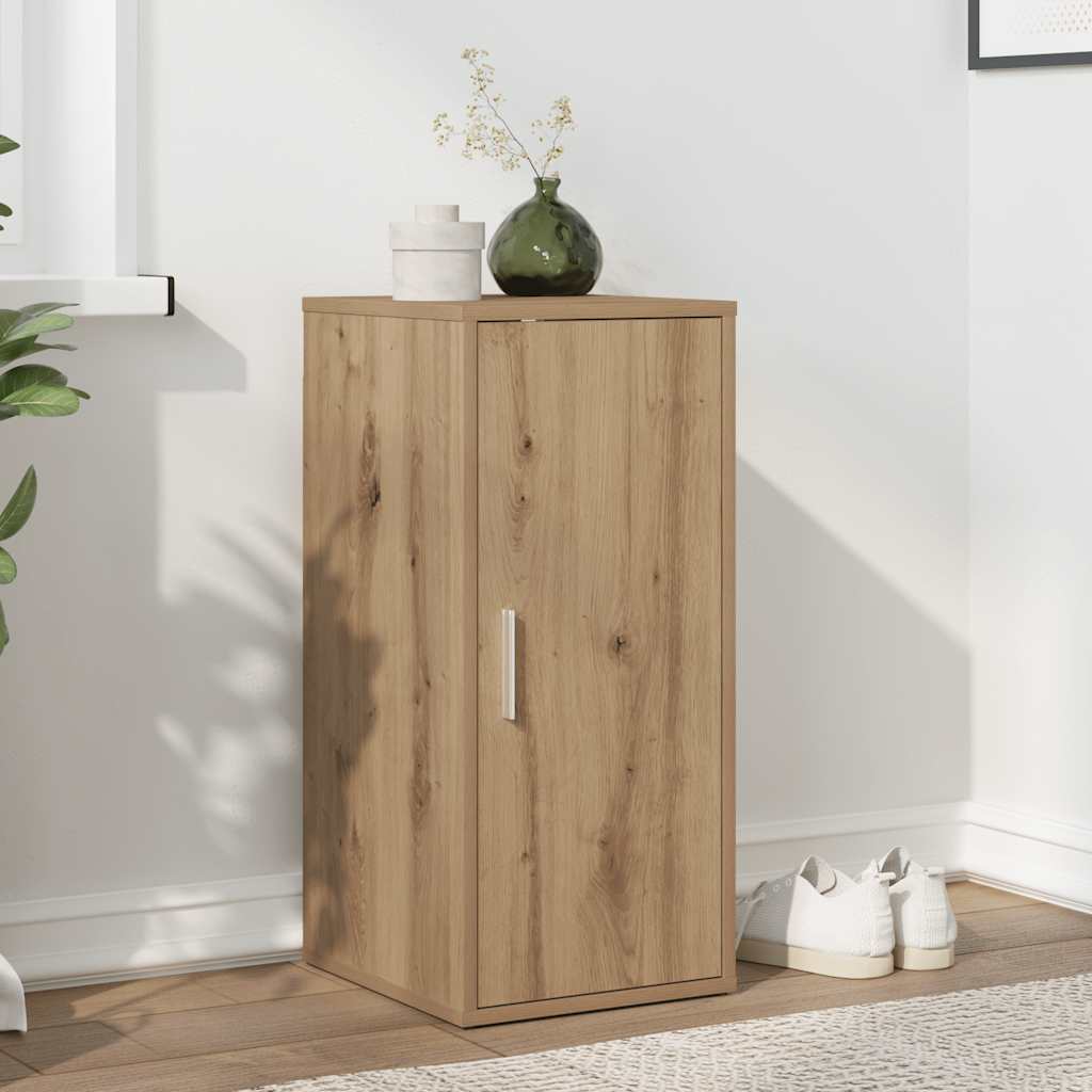 vidaXL Schuhschrank Artisan-Eiche 32x35x70 cm Holzwerkstoff