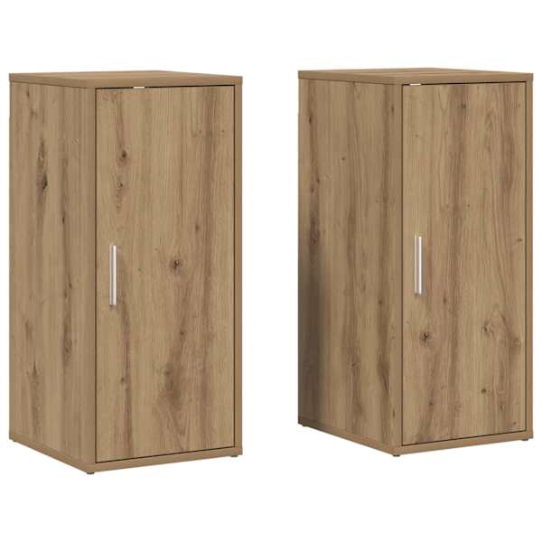 vidaXL kingakapid 2 tk Artisan Oak 32x35x70 cm Engineered Wood