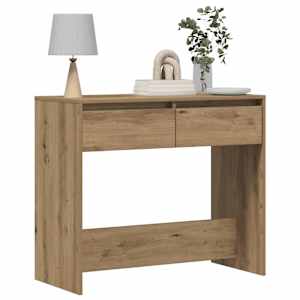 Konzolový stolek dub artisan 89 x 41 x 76,5 cm kompozitní dřevo - obrázek 3