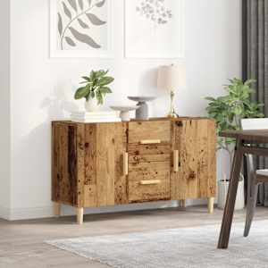 Příborník old wood 100 x 36 x 60 cm kompozitní dřevo - obrázek 3