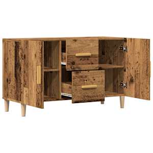 Příborník old wood 100 x 36 x 60 cm kompozitní dřevo - obrázek 5