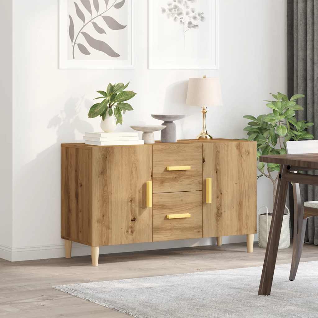 vidaXL Dulap, stejar artizanal, 100x36x60 cm, lemn prelucrat