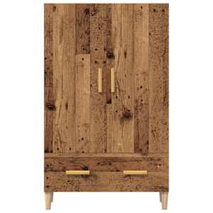 Highboard old wood 70 x 31 x 115 cm kompozitní dřevo - obrázek 3