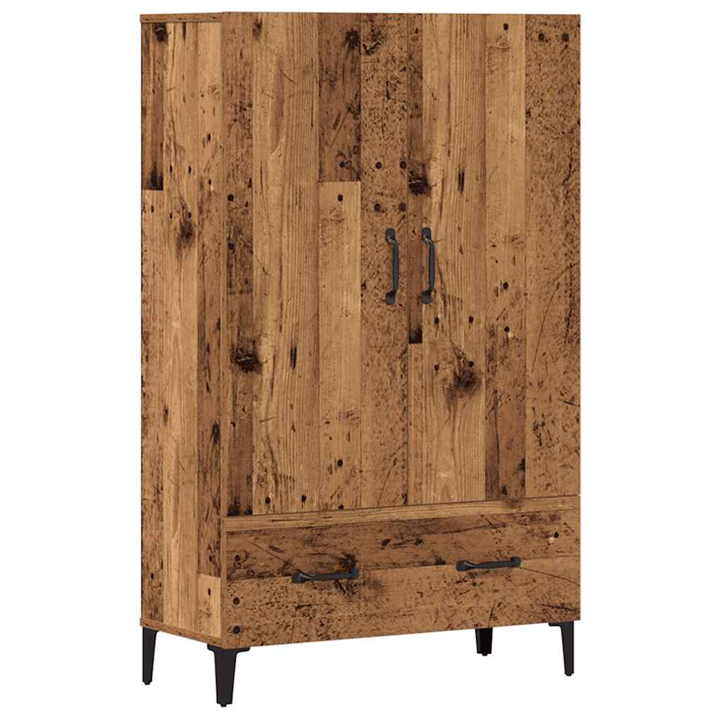 vidaXL Highboard old wood 70 x 31 x 115 cm kompozitní dřevo