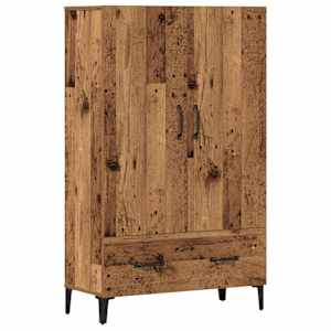 Highboard old wood 70 x 31 x 115 cm kompozitní dřevo - obrázek 1