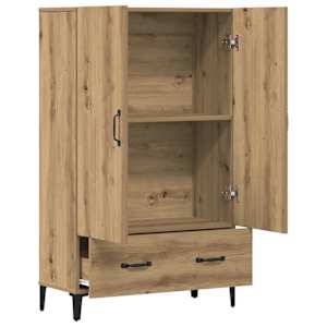 Komoda dub artisan 70 x 31 x 115 cm kompozitní dřevo - obrázek 4