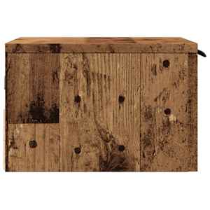 Nástěnné noční stolky 2 ks old wood 34 x 30 x 20 cm - obrázek 6