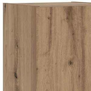 TV skříňka s LED osvětlením dub artisan 30,5 x 30 x 102 cm - obrázek 13