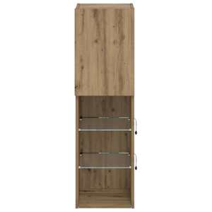 TV skříňka s LED osvětlením dub artisan 30,5 x 30 x 102 cm - obrázek 6