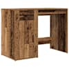 vidaXL kirjutuslaud Vana puit 100x49x75 cm Engineered Wood