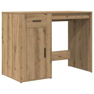 Psací stůl dub artisan 100 x 49 x 75 cm kompozitní dřevo - obrázek 2
