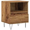 vidaXL &ouml;&ouml;kapp Vana puit 40x35x50 cm Engineered Wood