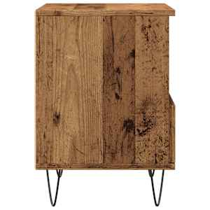 Noční stolek old wood 40 x 35 x 50 cm kompozitní dřevo - obrázek 6