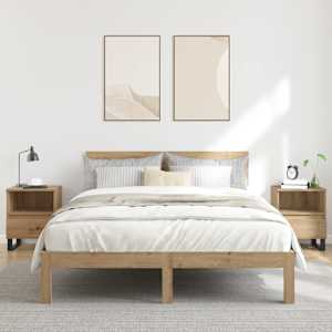 Nočna omarica 2 kosa artisan hrast 40x35x50 cm inženirski les