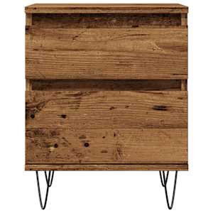 Noční stolek old wood 40 x 35 x 50 cm kompozitní dřevo - obrázek 5