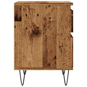 Noční stolek old wood 40 x 35 x 50 cm kompozitní dřevo - obrázek 6