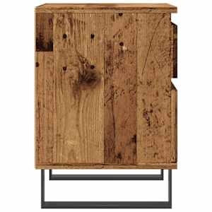 Noční stolek old wood 40 x 35 x 50 cm kompozitní dřevo - obrázek 6