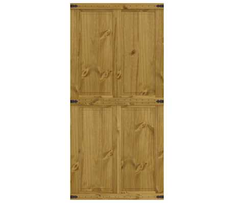 vidaXL Barn Door CORONA 39.4x82.7" Solid Wood Pine