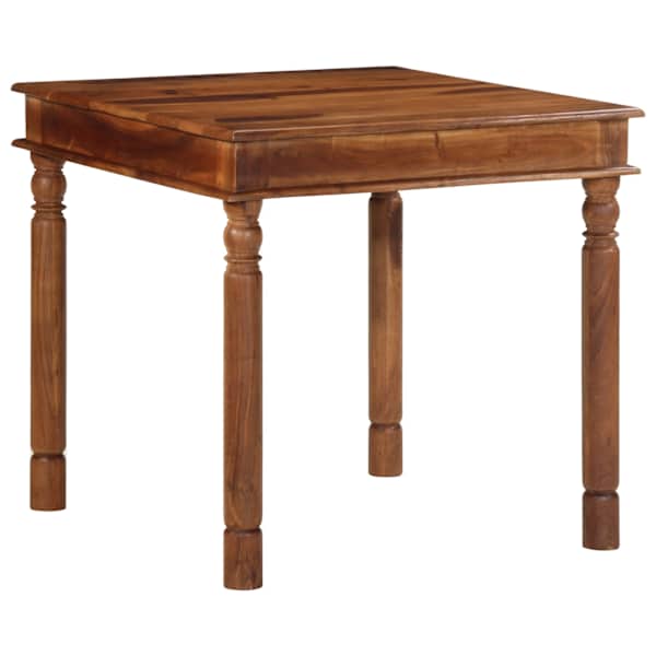 vidaXL S&ouml;&ouml;gilaud 80x80x77 cm T&auml;ispuidust akaatsia