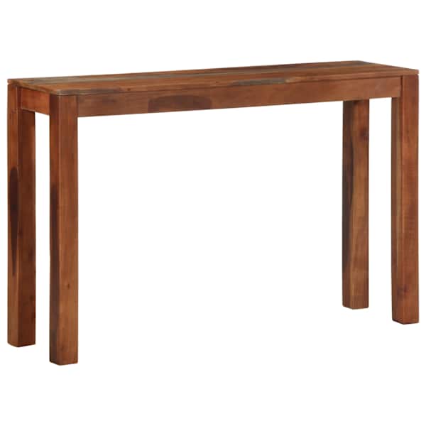 vidaXL konsoollaud 120x30x76 cm T&auml;ispuidust akaatsia