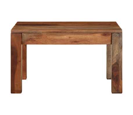 vidaXL Table basse 60x60x35 cm bois massif d'acacia