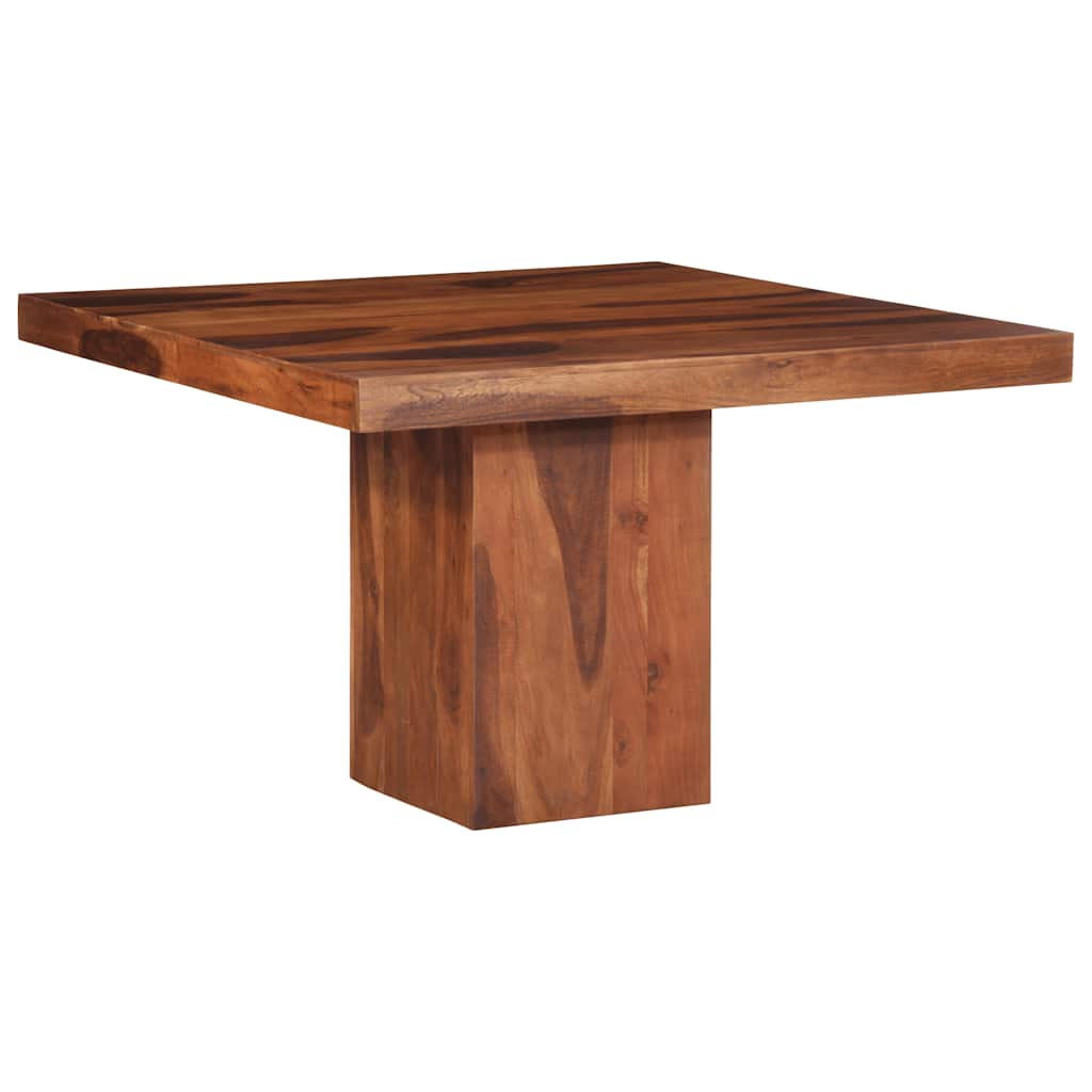 vidaXL Masă de sufragerie 120x120x77 cm din lemn masiv de salc&acirc;m
