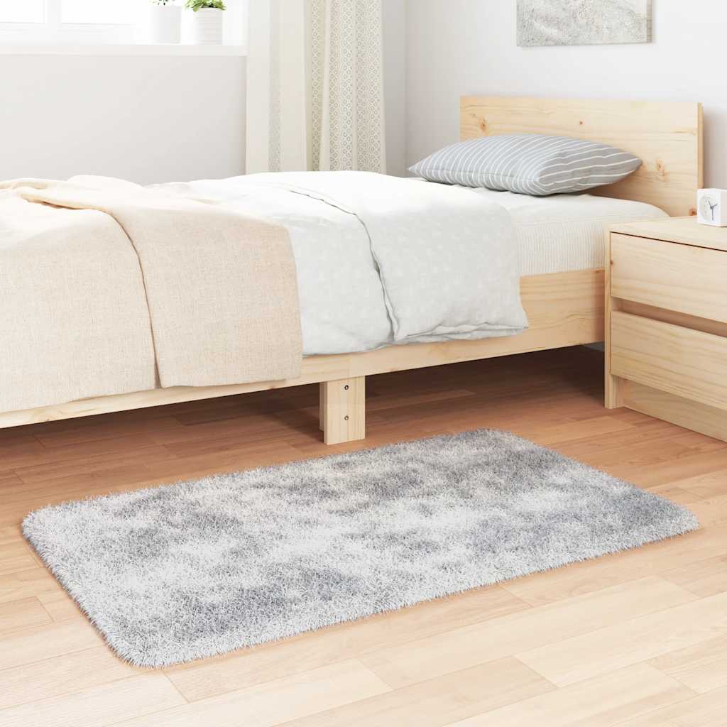 vidaXL Covor shaggy cu pom înalt, NAVARRA, gri deschis, 60x100 cm