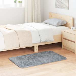 Visoka košata preproga NAVARRA svetlo siva 60x100 cm poliester