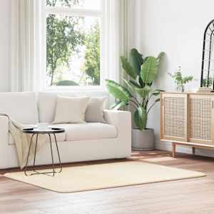 Visoka košata preproga NAVARRA krem 120x170 cm poliester