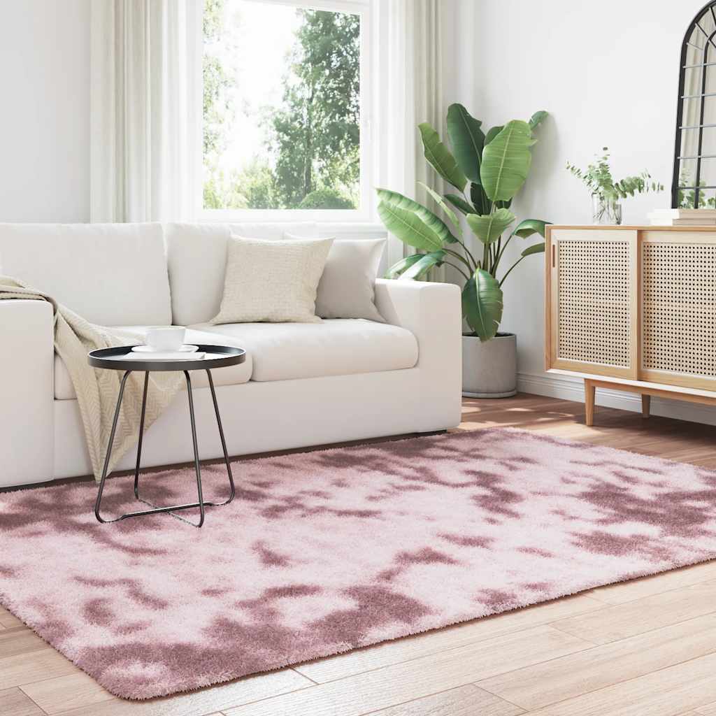 Thumbnail - vidaXL Teppich Shaggy Hochflor NAVARRA Altrosa 160x230 cm Polyester