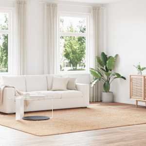 Visoka košata preproga NAVARRA bež 240x340 cm poliester