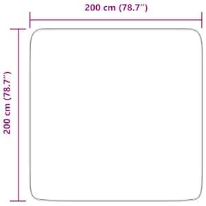 Koberec Shaggy s vysokým vlasem NAVARRA krémový 200x200 cm - obrázek 10