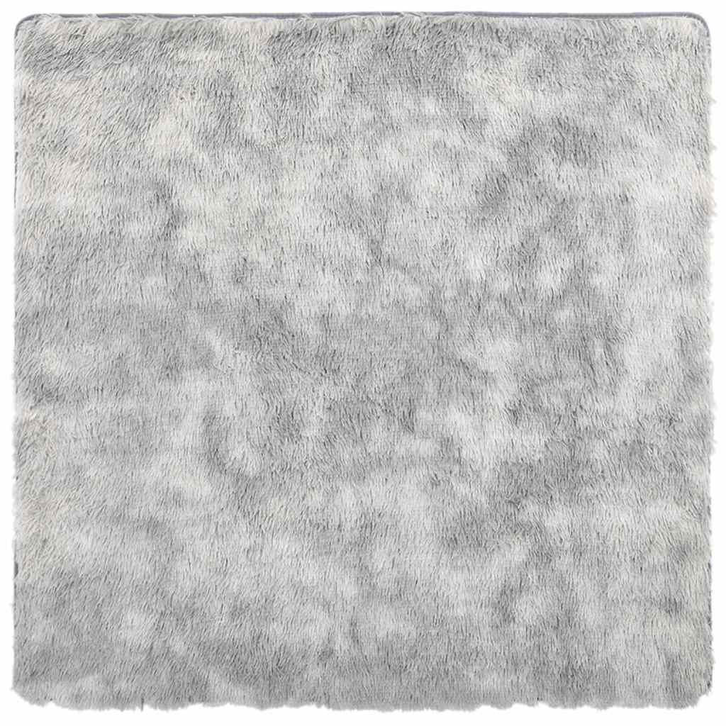 vidaXL Koberec Shaggy s vysokým vlasem NAVARRA světle šedý 240x240 cm