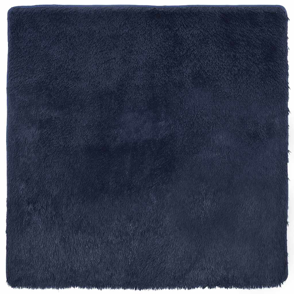 Thumbnail - vidaXL Teppich Shaggy Hochflor NAVARRA Marineblau 240x240 cm Polyester