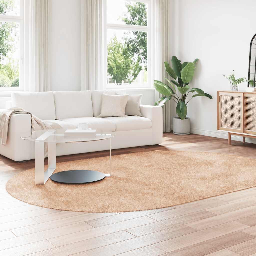 vidaXL Pörrömatto korkeanukkainen NAVARRA beige 300x200 cm polyesteri