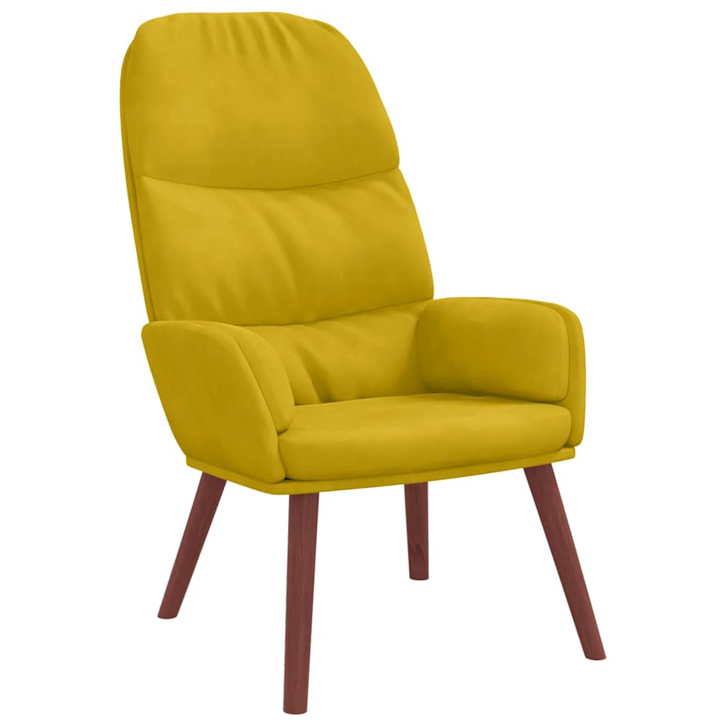 Thumbnail - vidaXL Relaxsessel Gelber Samt