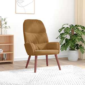 vidaXL barna b&aacute;rsony pihenőfotel