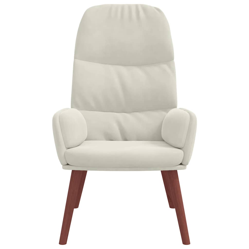 Thumbnail - vidaXL Relaxsessel Cremeweiß Samt