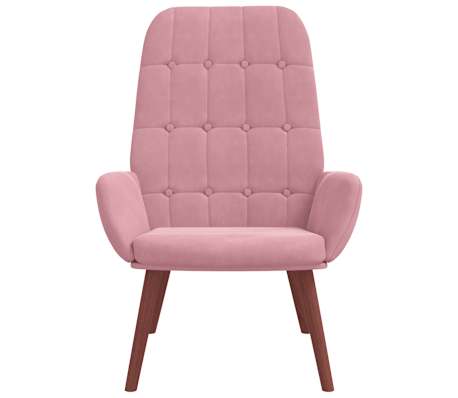 vidaXL Relaxsessel Rosa Samt