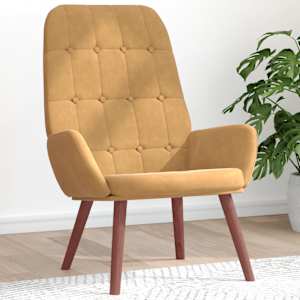 vidaXL barna b&aacute;rsony pihenőfotel