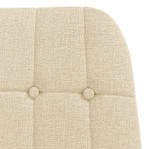 Relaxační židle krémová textil - obrázek 6