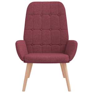 Relaxační křeslo vínové textil - obrázek 3
