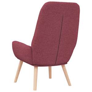 Relaxační křeslo vínové textil - obrázek 5