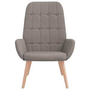 Relaxační židle taupe textil - obrázek 3