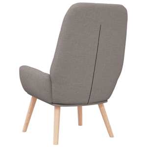 Relaxační židle taupe textil - obrázek 5