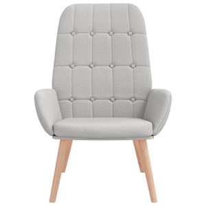 Relaxační křeslo obláčkově šedá textil - obrázek 4