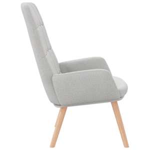 Relaxační křeslo obláčkově šedá textil - obrázek 5
