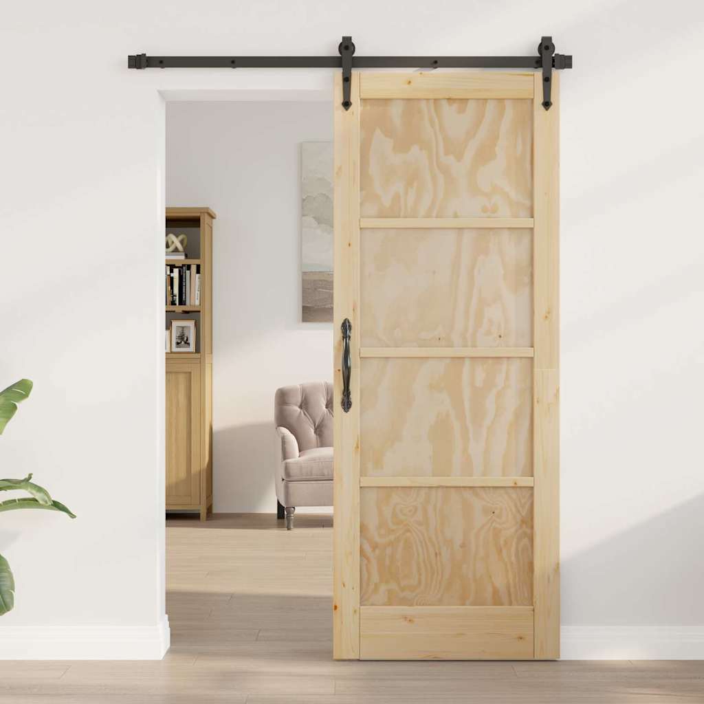 Indendørs Dør "ORKDAL" 78x202x4 cm Solid Wood Pine