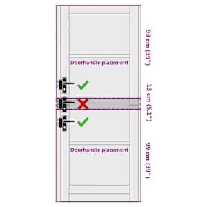 Vnitřní dveře ORKDAL Bílá primovaná 83 x 211 cm - obrázek 9